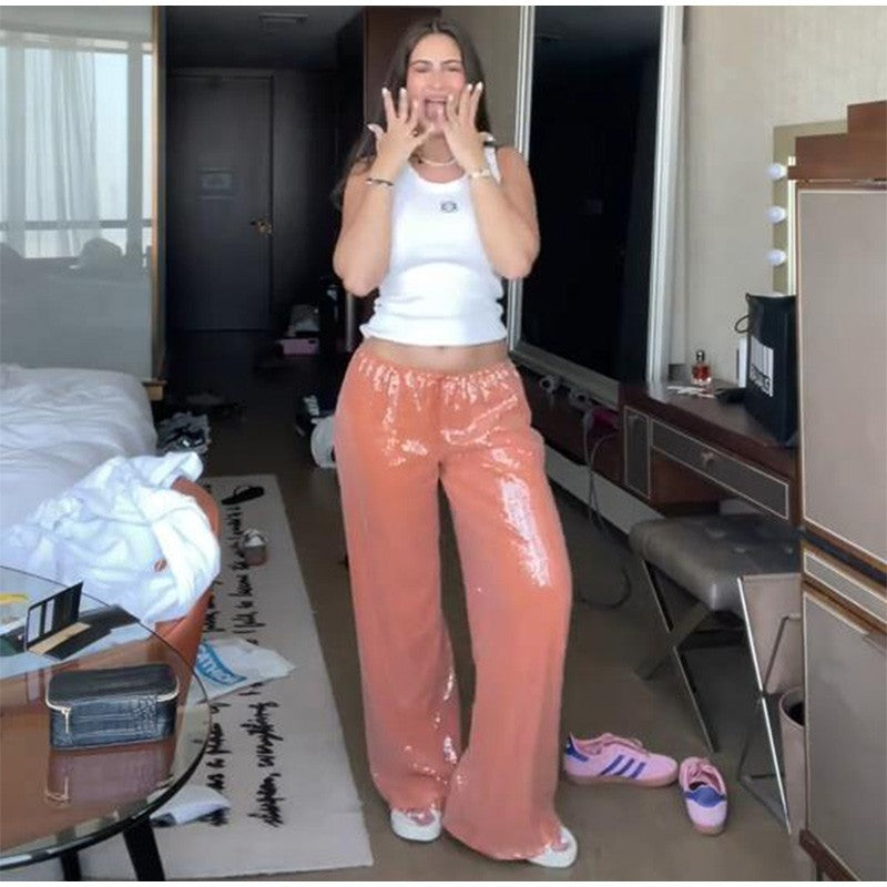 Pantalone pailettes Kalipsi