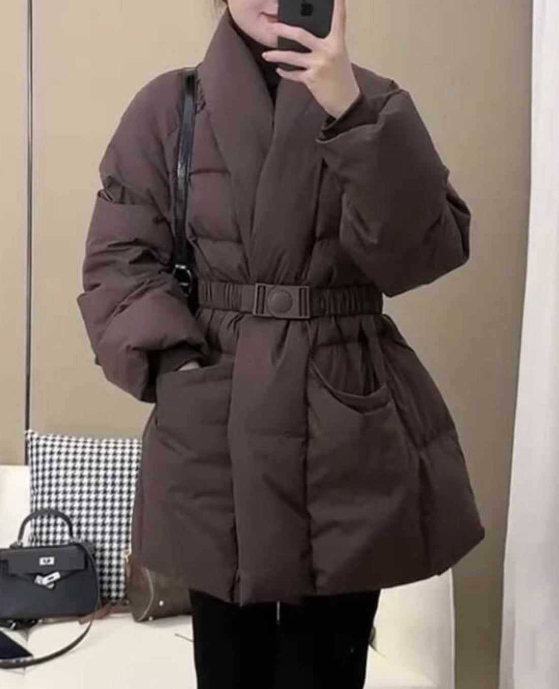 Piumino Tagy con cinta