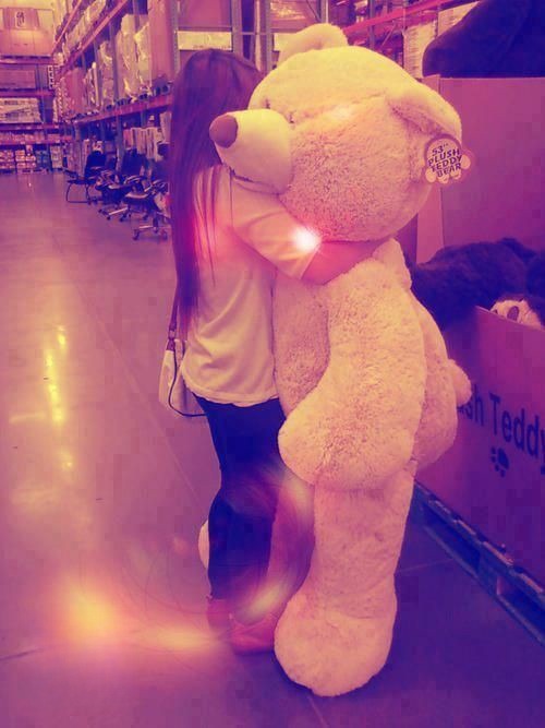 Teddy Bear 180 cm Marrone scuro vista frontale | Dream Shop