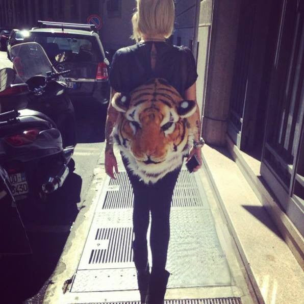 Zaino Tiger - zaino peluche testa di tigre | Dream Shop