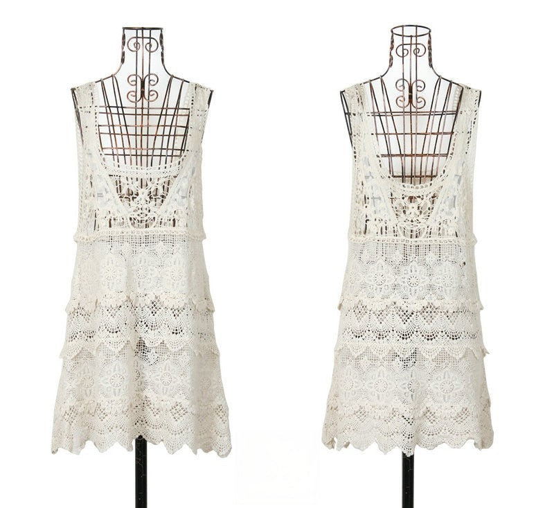 Beach Dress — indossata modella laterale | Dream Shop