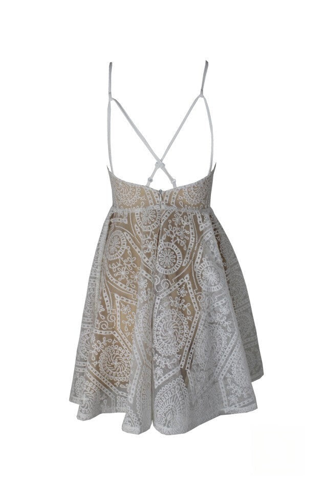 Crocket Vee Dress — look serata sofisticato | Dream Shop