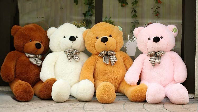 Teddy Bear 180 cm Rosa vista laterale | Dream Shop
