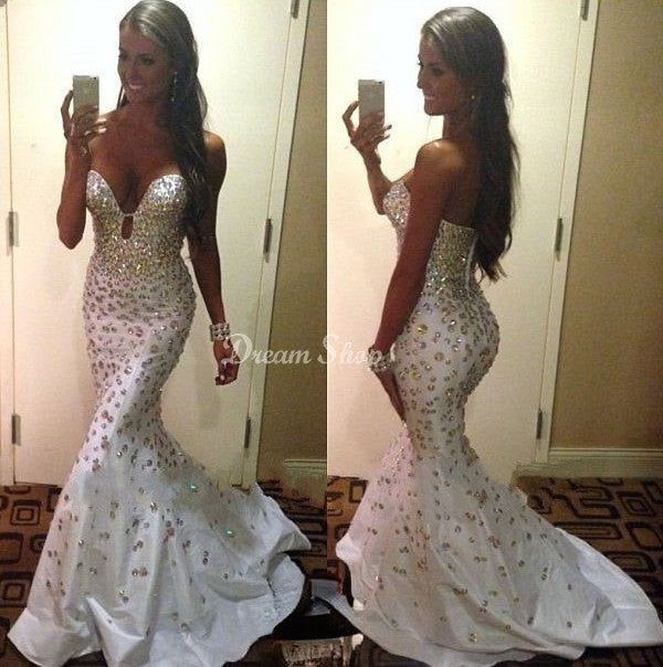 Abito Mermaid — gonna sirena vista laterale | Dream Shop