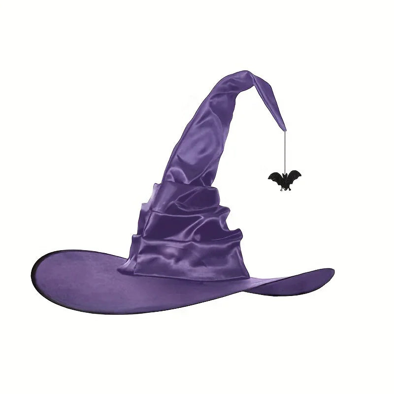 Cappello da strega grande pieghevole
Con pendente ragno pipistrello
