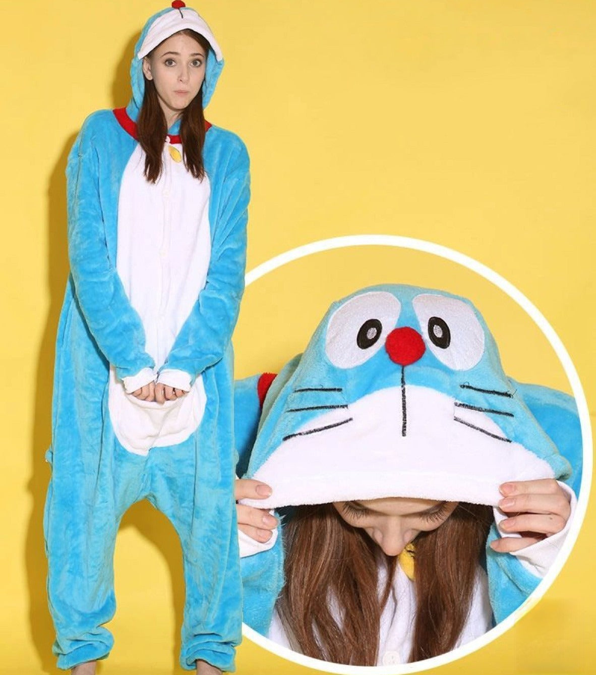 Pigiamone Doraemon — bottoni frontali | Dream Shop