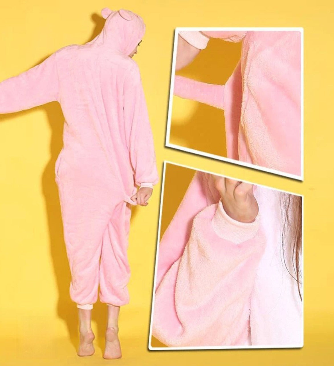 Piggy pajamas detail hood ears — Dream Shop