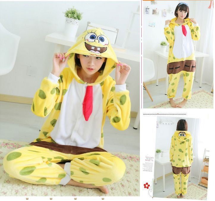 SpongeBob pajamas hood detail — Dream Shop