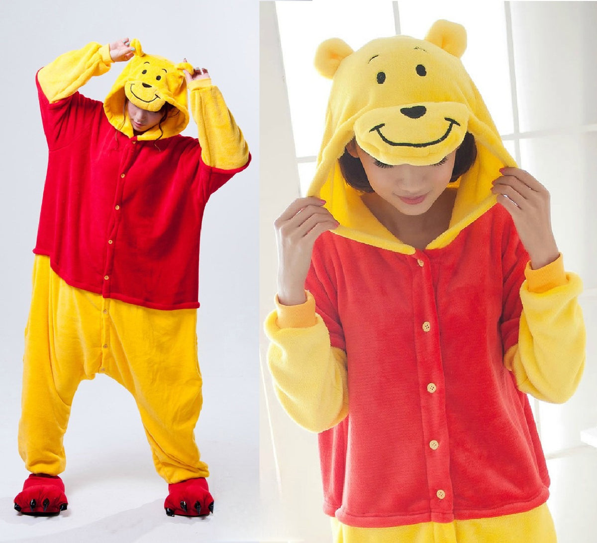 Pigiamone Winnie de Pooh kigurumi peluches tuta intera — Dream Shop