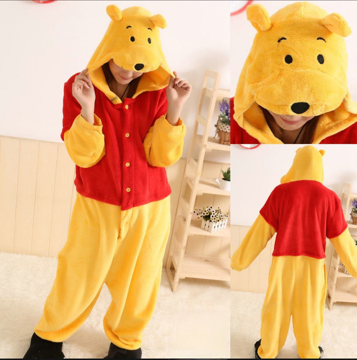 Winnie the Pooh onesie cozy look — Dream Shop