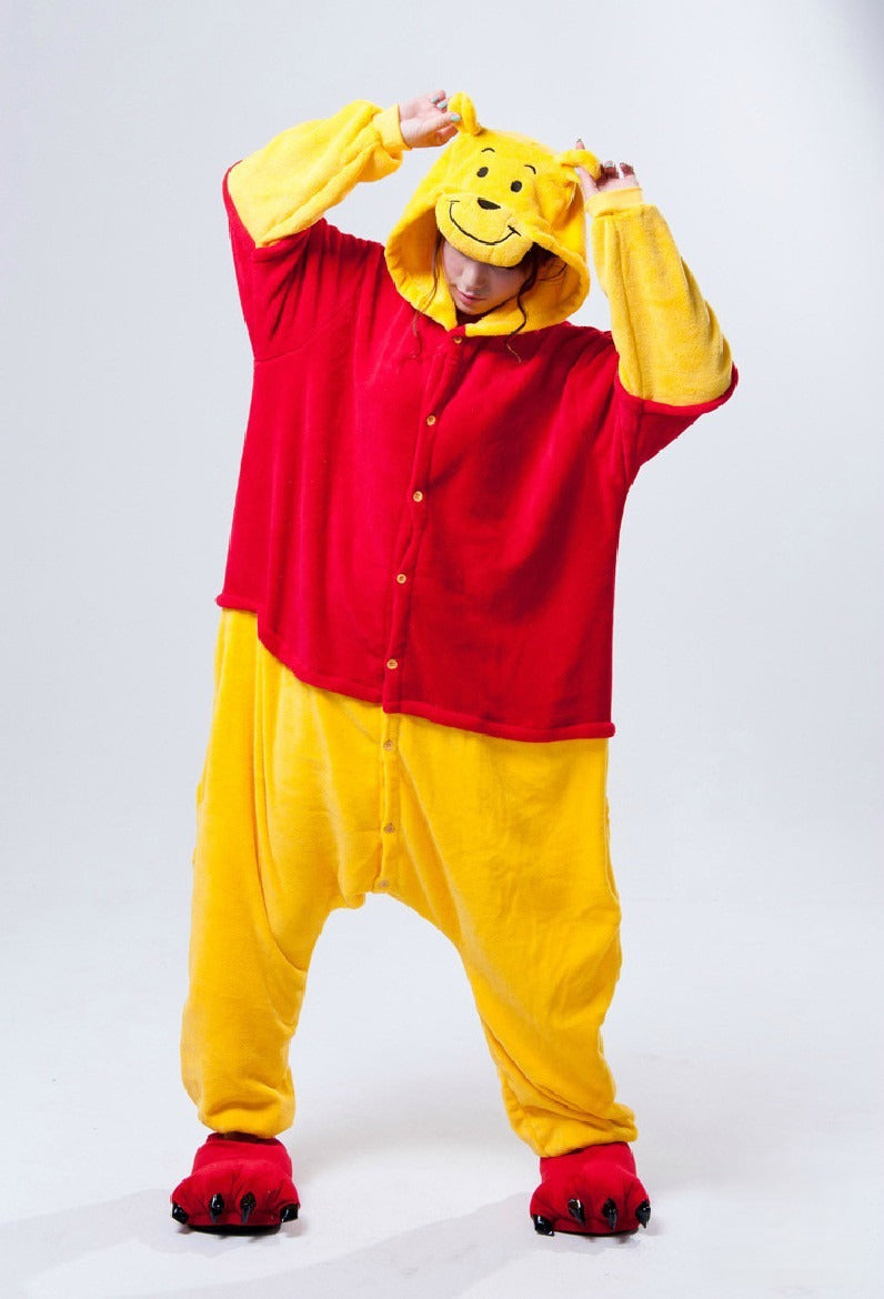 Pigiamone Winnie de Pooh — bottoni frontali | Dream Shop