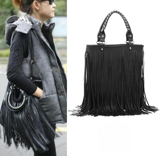 Borsa Frange Nancy Zafferano vista laterale | Dream Shop