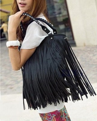 Borsa Frange Nancy Zafferano look completo | Dream Shop