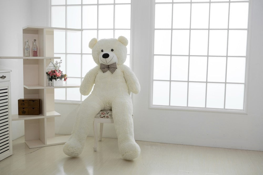 Teddy Bear 200 cm Viola vista frontale | Dream Shop