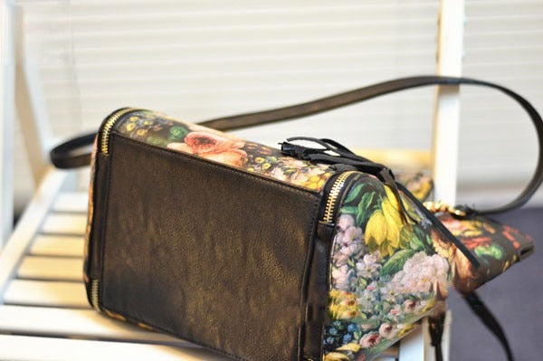 Borsa Flower - dettaglio stampa floreale | Dream Shop