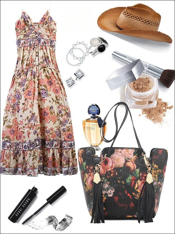 Borsa Flower - interno foderato | Dream Shop