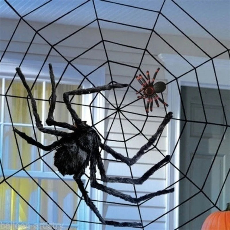 Ragno gigante peloso Halloween
Decoro casa stregata occhi rossi