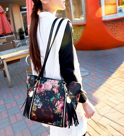 Borsa Flower indossato | Dream Shop