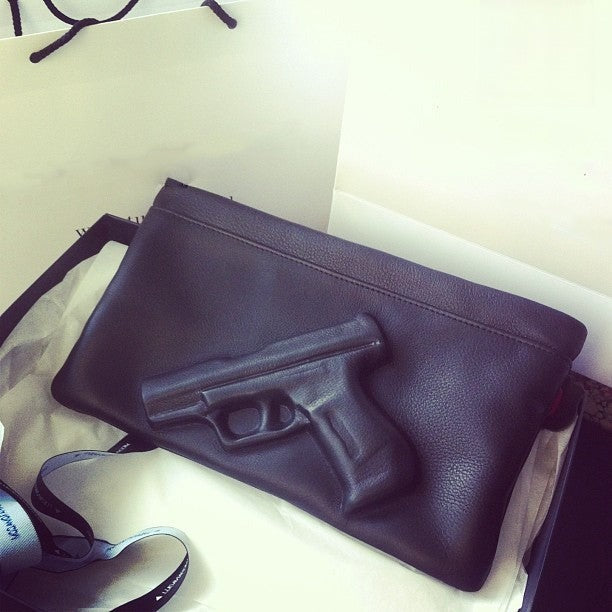 Borsa Gun - pochette ecopelle con pistola 3D | Dream Shop