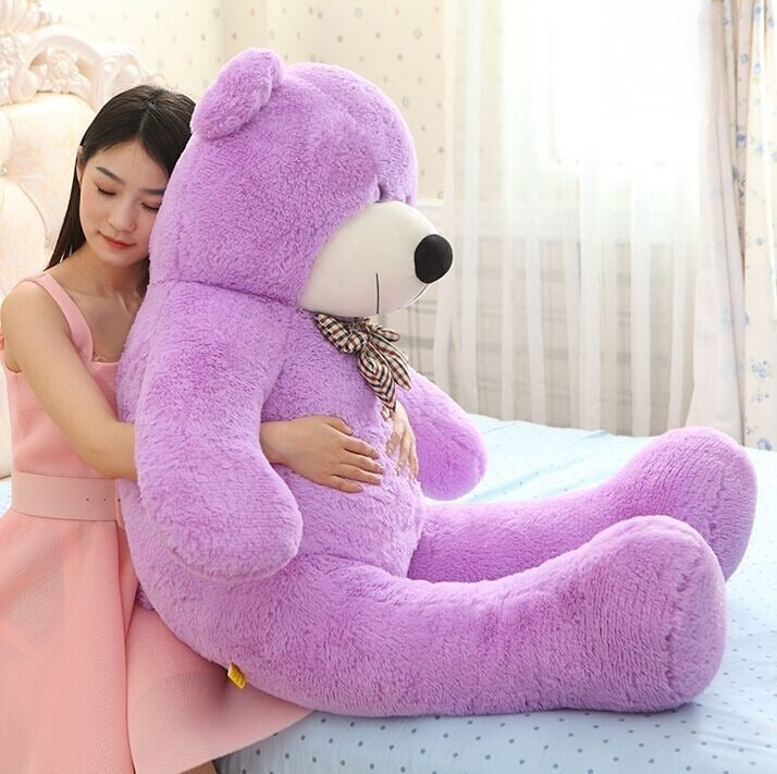 Teddy Bear 200 cm Viola vista laterale | Dream Shop