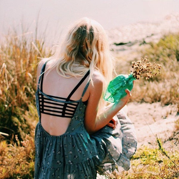 Netter crop top lacci regolabili dettaglio — Dream Shop