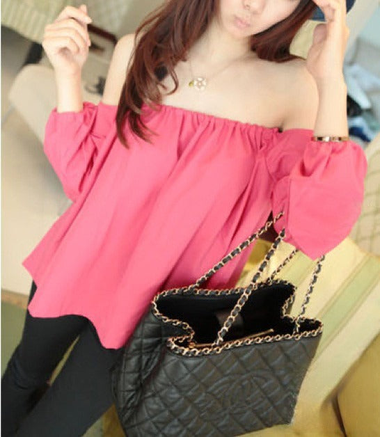 Blusa Orietta Rosa vista posteriore | Dream Shop
