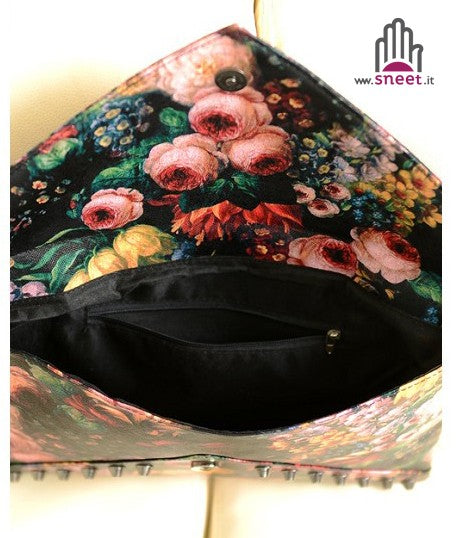 Pochette flower studs