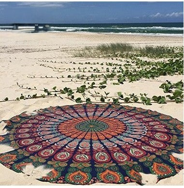 Telo mare Marocco Multicolor vista frontale | Dream Shop