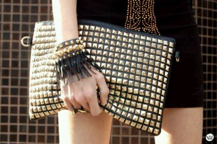 Pochette rich studs