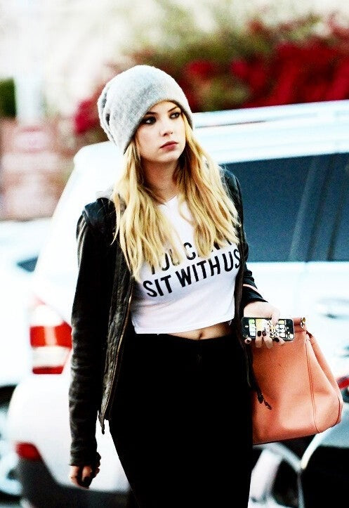 T-shirt You cant sit with us dettaglio manica — Dream Shop