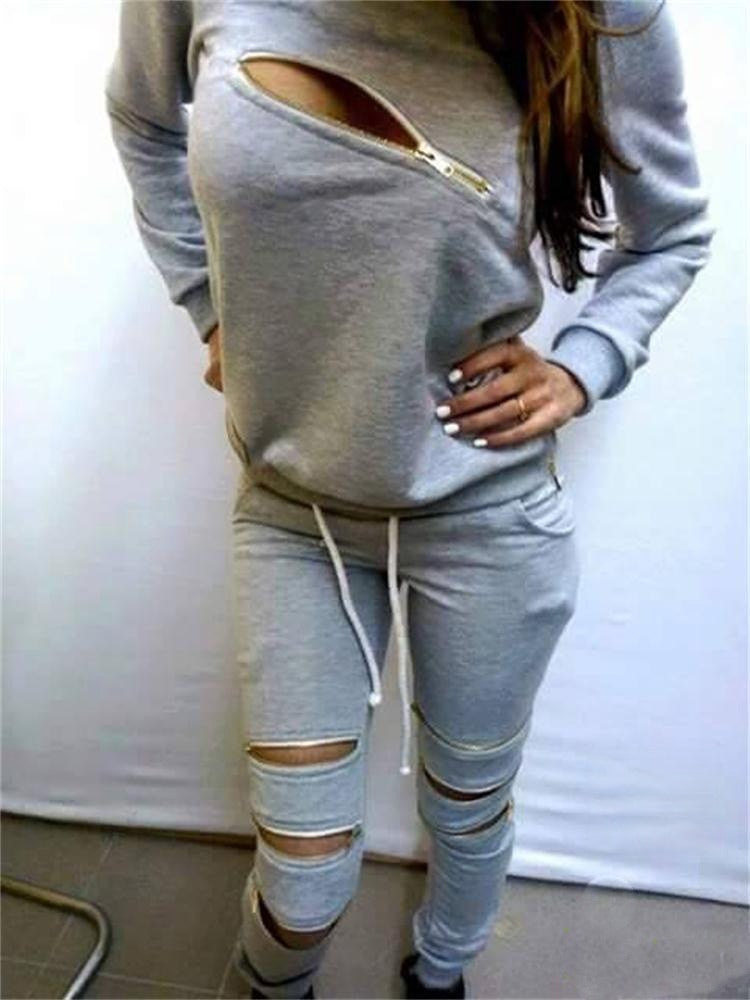 Tuta Zipp zip pantalone dettaglio — Dream Shop
