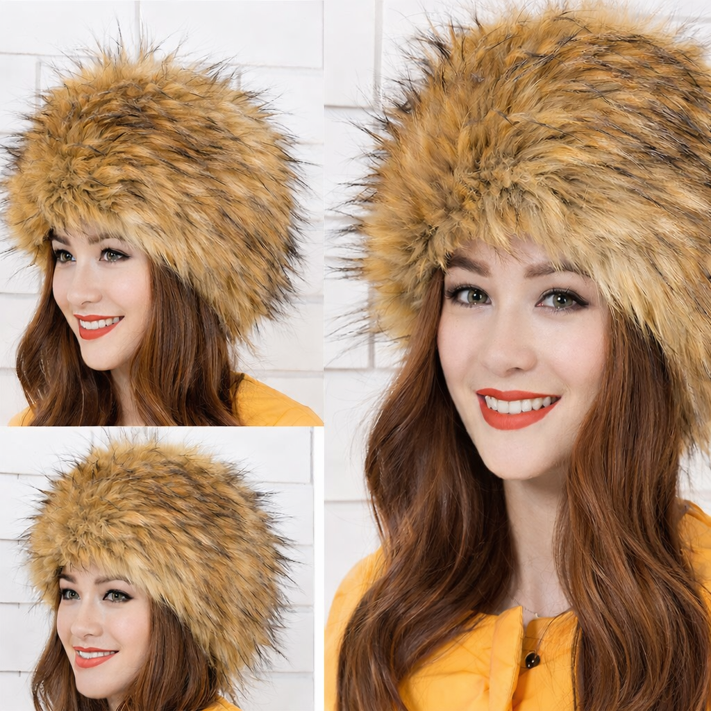 Colbacco Taya in ecopelliccia di alta qualità morbido e avvolgente