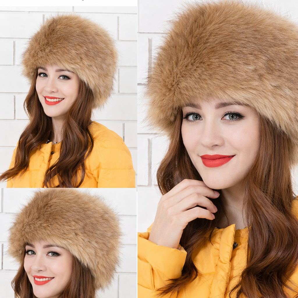 Colbacco Taya in ecopelliccia di alta qualità morbido e avvolgente