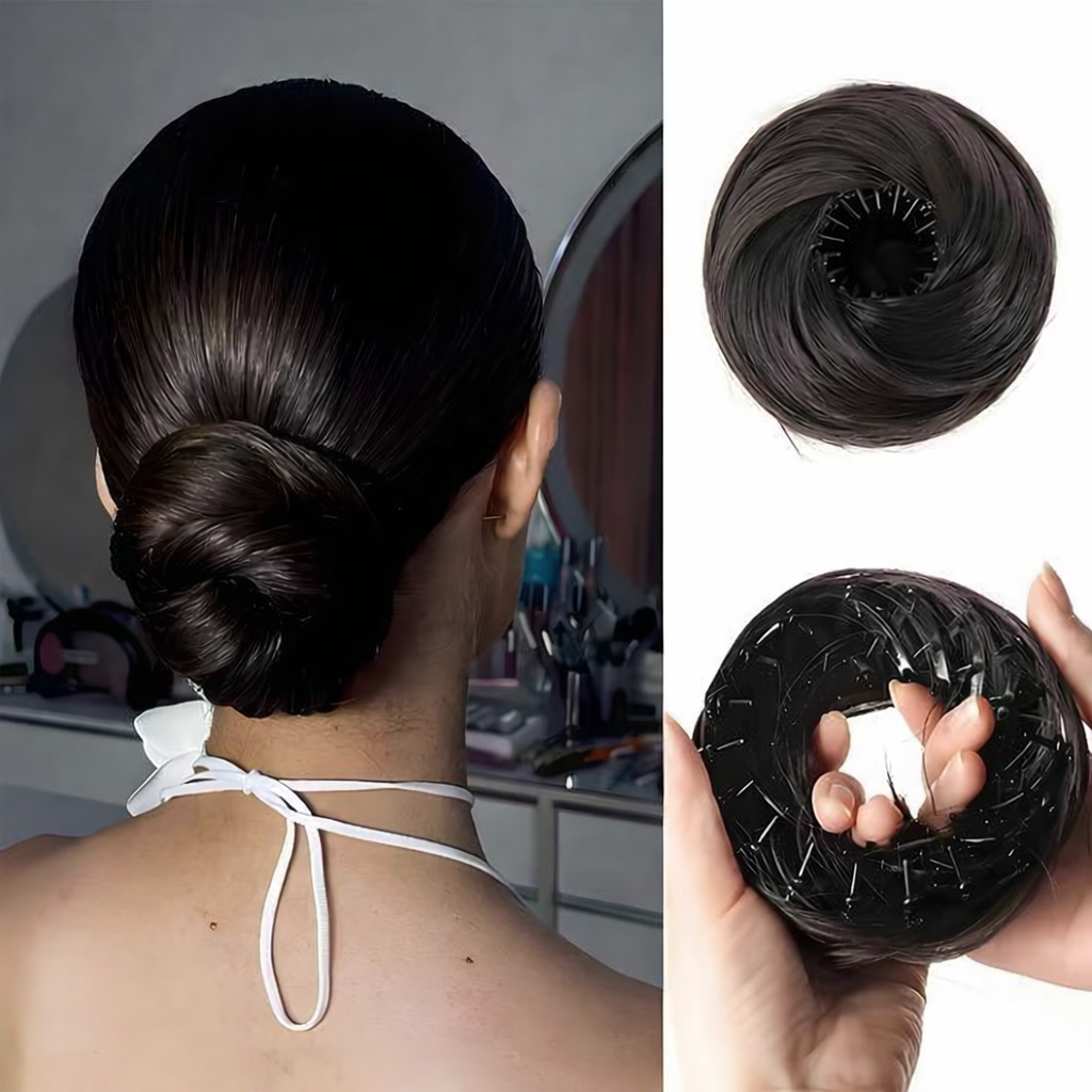 Chignon istantaneo in capelli sintetici con applicazione rapida