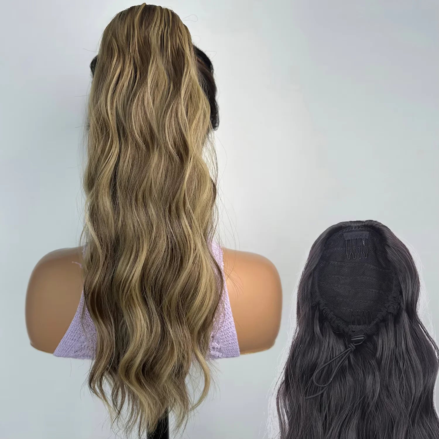 Coda Mollettone Riccia extension capelli voluminosi effetto naturale