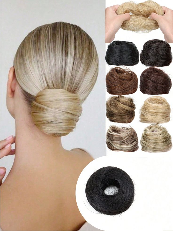 Chignon istantaneo in capelli sintetici con applicazione rapida