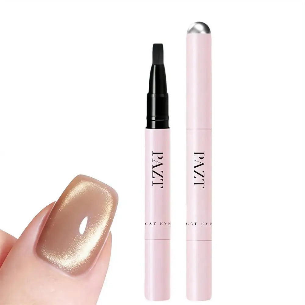Gel nail polish pen Cat Eye 7in1 Hazel brown | Dream Shop
