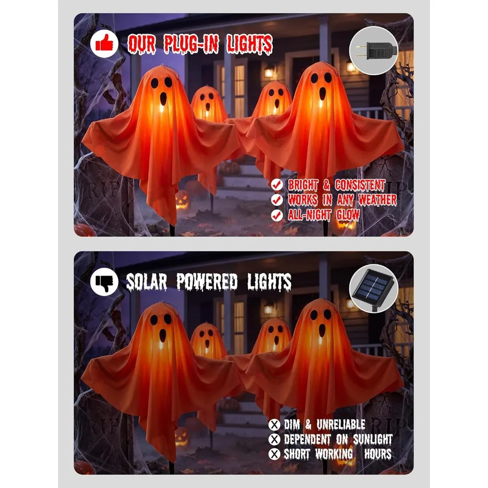 Fantasmi LED a batteria luce calda Halloween — Dream Shop
