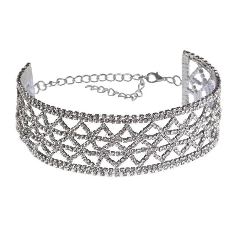 Collier strass Megaly