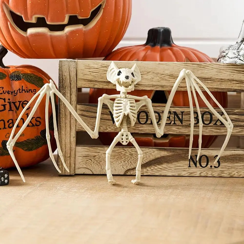 Scheletro pipistrello con zucche decorazione — Dream Shop
