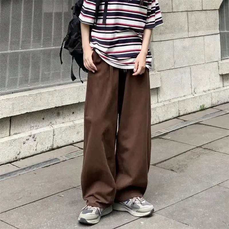 Pantaloni wide leg in denim morbido