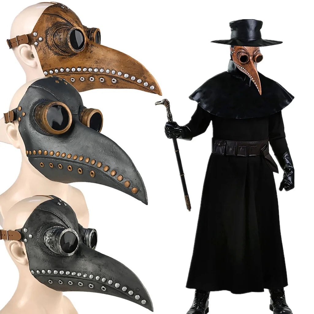 Maschera plague doctor con mantello Halloween — Dream Shop