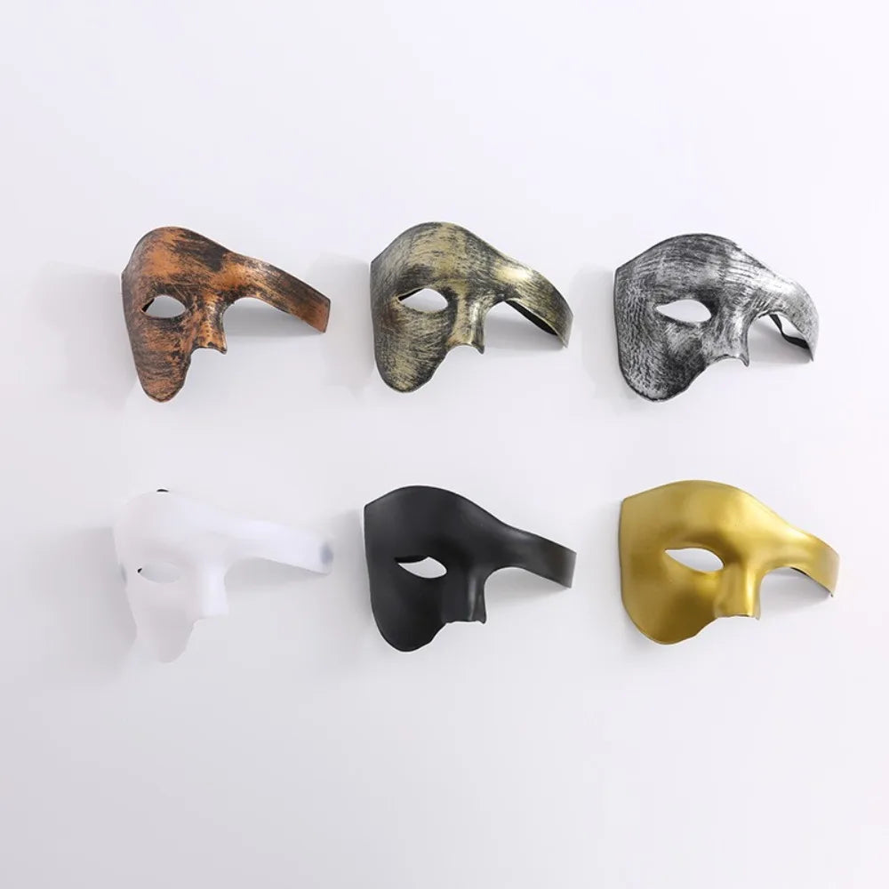 Maschera mezzo volto fantasma colori Halloween — Dream Shop