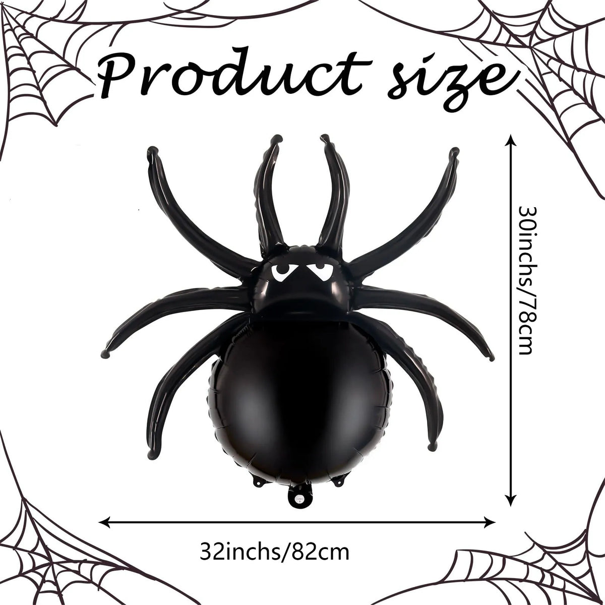 Palloncino ragno 3D misure 32 pollici Halloween — Dream Shop