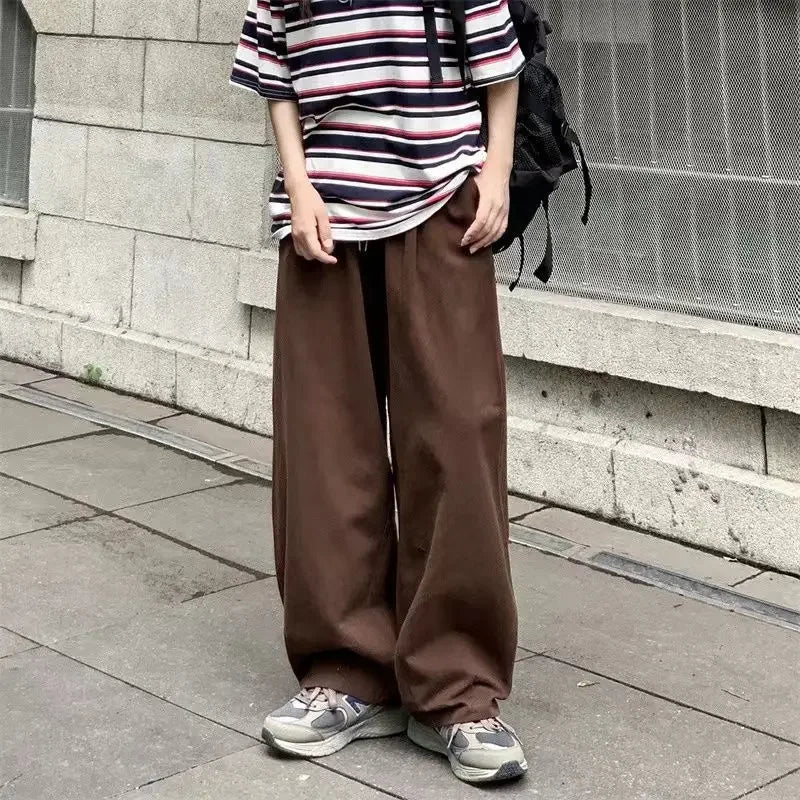 Pantaloni wide leg in denim morbido