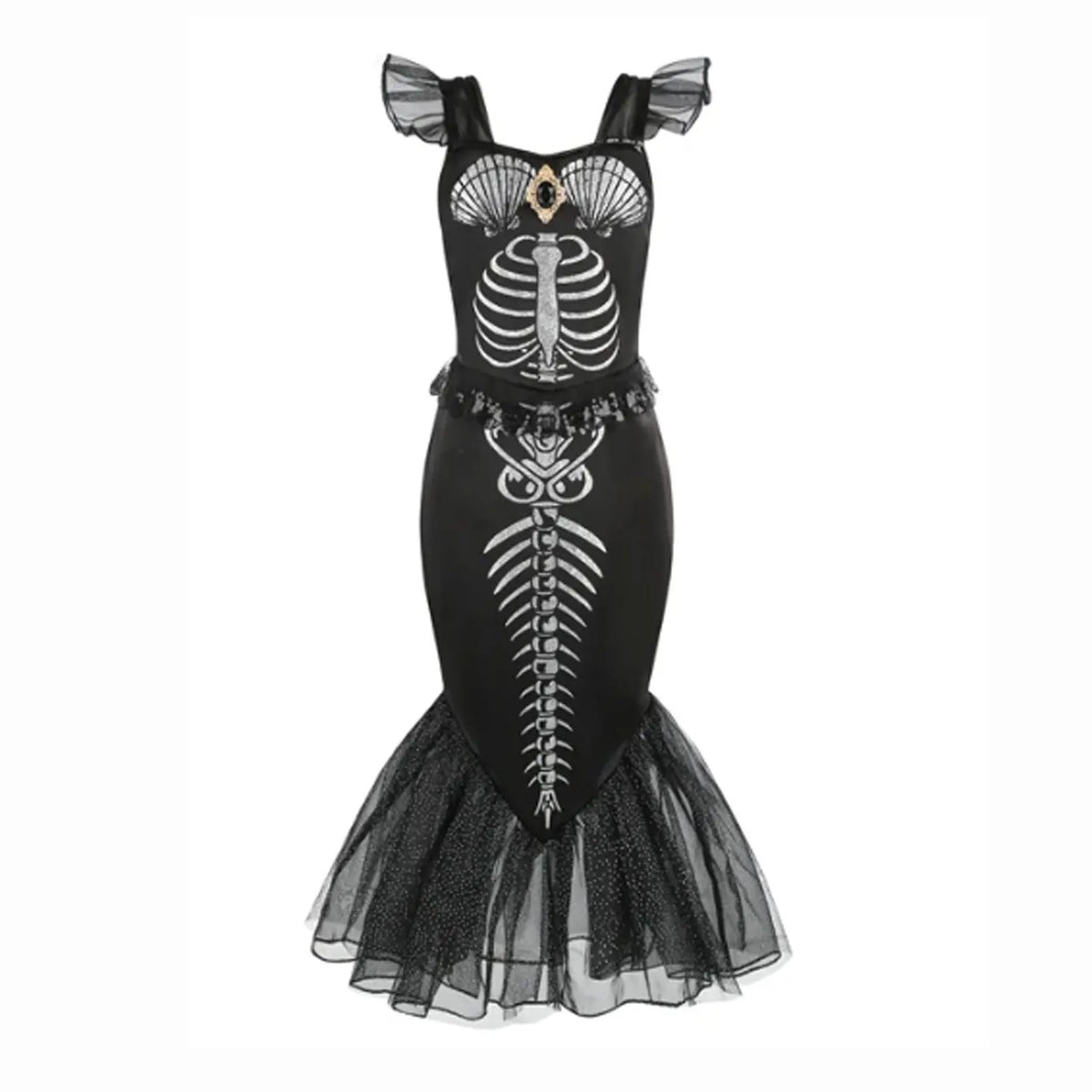 Costume sirena scheletro con accessori bambina — Dream Shop