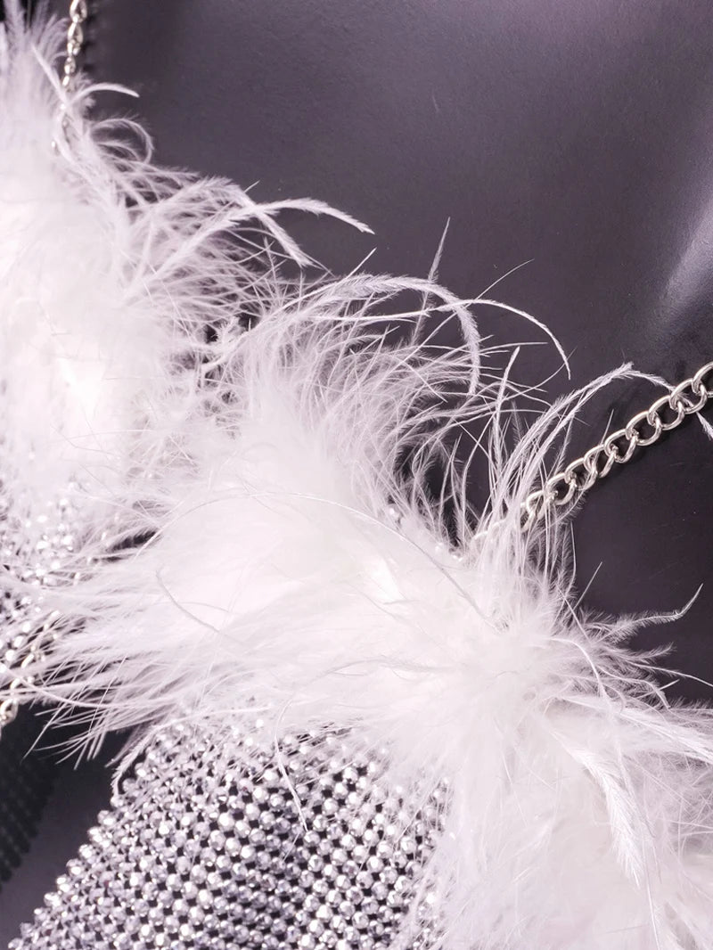 Top Snowflake — vista completa crop top | Dream Shop