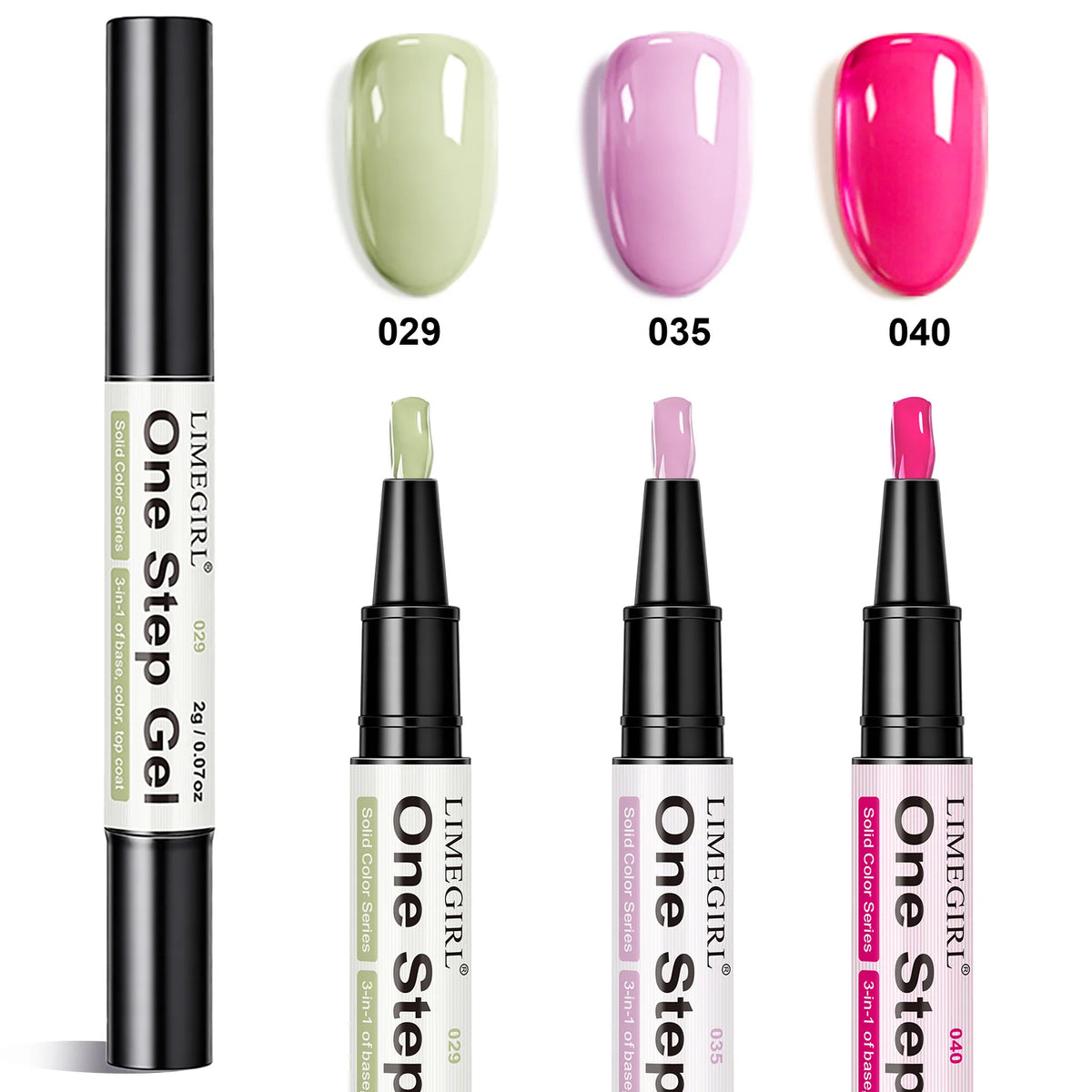 Gel nail polish pen Set of 3 pens Set 16 | Dream Shop