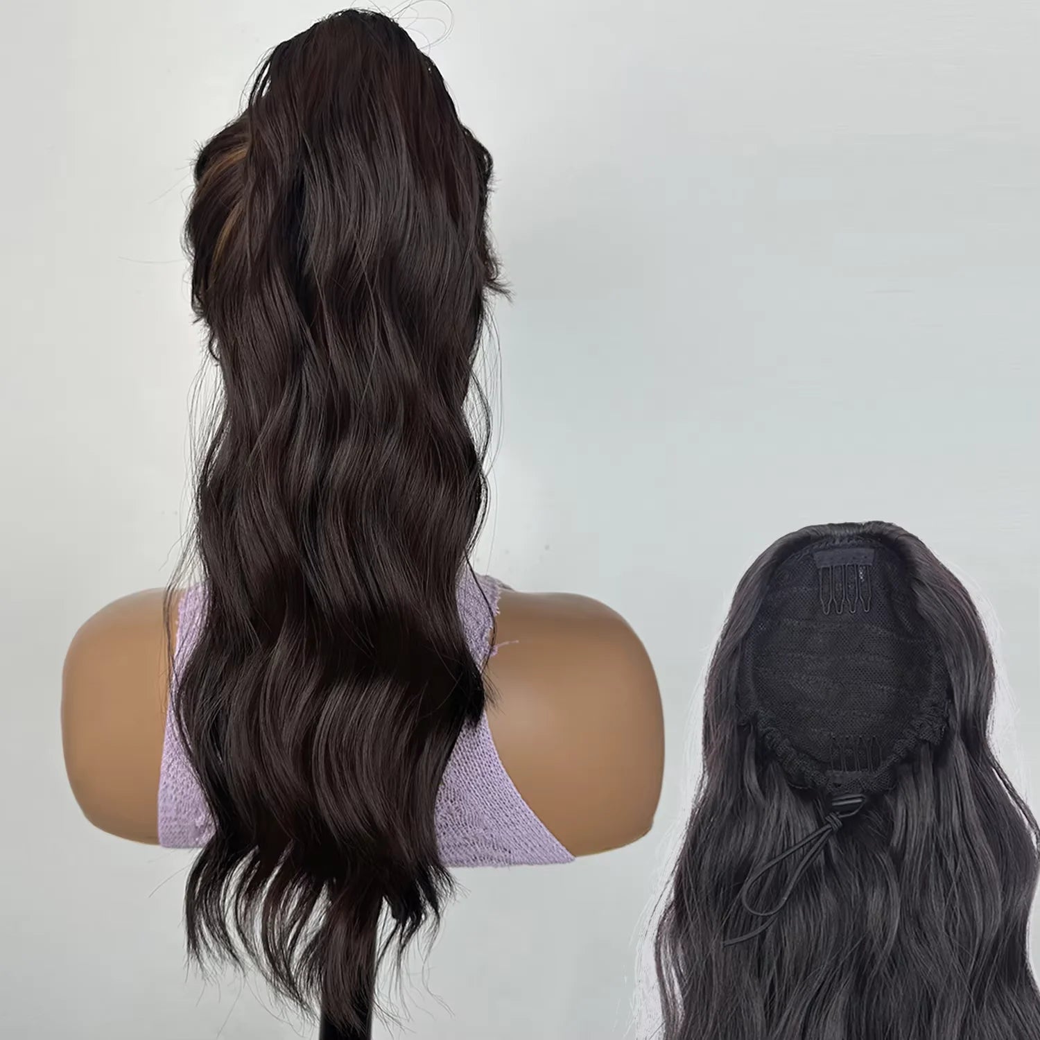 Coda Mollettone Riccia extension capelli voluminosi effetto naturale