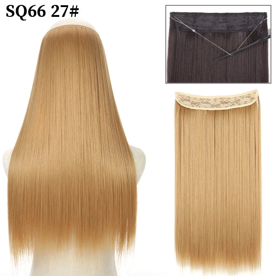 Straight clip-in hair extension 27 Copper blonde | Dream Shop
